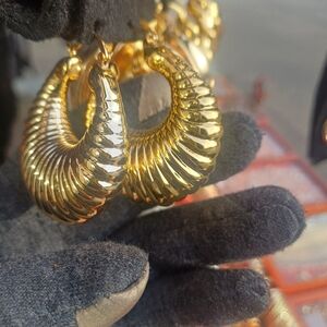Elegant Gold Hoop Earrings